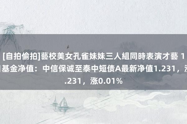 [自拍偷拍]藝校美女孔雀妹妹三人組同時表演才藝 12月26日基金净值：中信保诚至泰中短债A最新净值1.231，涨0.01%