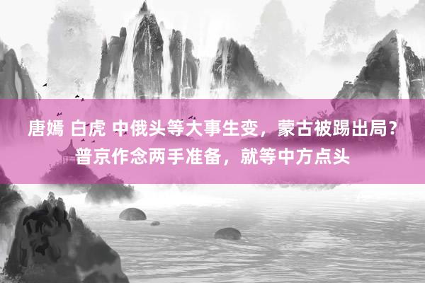 唐嫣 白虎 中俄头等大事生变，蒙古被踢出局？普京作念两手准备，就等中方点头