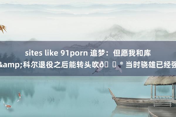 sites like 91porn 追梦：但愿我和库里&科尔退役之后能转头吹🐮 当时骁雄已经强队